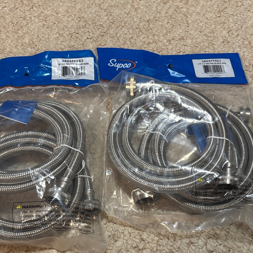 Stainless Steel Braided Shower Hose - Silver